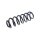 Suspension Spring Rear Axle Coil Spring TRISCAN for VW TIGUAN