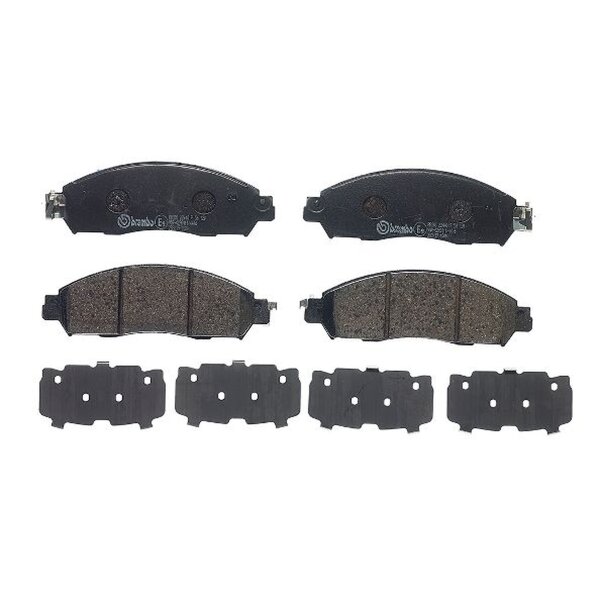 Brake pad set disc brake 16 mm BREMBO suitable for e.g. NISSAN LEAF