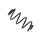 Suspension Spring Rear Axle BILSTEIN for e.g. MERCEDES-BENZ B-Klasse