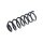 Suspension Spring rear axle coil spring TRISCAN for e.g. KIA SPORTAGE