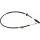 Cable pull manual gearbox right METZGER for LANCIA DELTA III