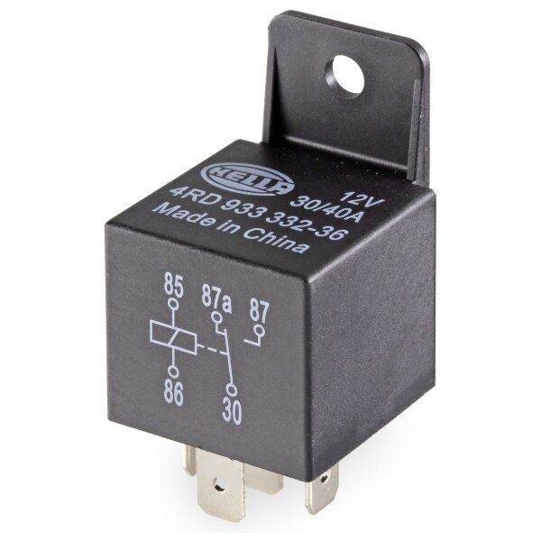 Relay Operating Current 12 V changeover contact 5-pole HELLA for MERCEDES-BENZ