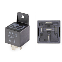 Relay Operating Current 12 V changeover contact 5-pole HELLA for MERCEDES-BENZ