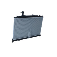 Radiator engine cooling 650 - 370 mm alu NRF for e.g. HYUNDAI ACCENT