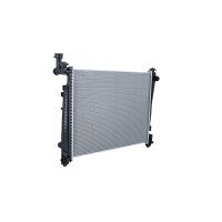 Radiator engine cooling 627 - 526 mm alu NRF for e.g. JEEP GRAND