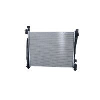 Radiator engine cooling 627 - 526 mm alu NRF for e.g. JEEP GRAND