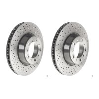 2 brake discs ventilated Ø 330 mm 28 mm BREMBO for...