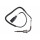 Sensor Exhaust Gas Temperature 532 mm cable 2-pin METZGER for e.g. AUDI A6