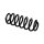 Suspension Spring rear coil spring Ø 12.2 mm EIBACH for PEUGEOT 307 and others