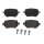 Brake pad set disc brake 18 mm BREMBO for SEAT LEON and others