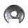 Spray Plate Brake Disc rear axle left METZGER for e.g. OPEL INSIGNIA