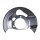 Brake disc splash guard front left METZGER for CHEVROLET CAPTIVA (C100)