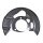 Splash guard front right brake disc METZGER for CHEVROLET CAPTIVA (C100)