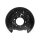 Brake backing plate left METZGER for TOYOTA LAND CRUISER