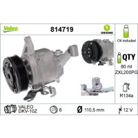 Air conditioning compressor 111mm VALEO for IMPREZA...