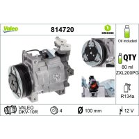 Air conditioning compressor 100mm VALEO for IMPREZA...
