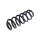 Suspension Spring Rear Axle Coil Spring TRISCAN suitable for AUDI Q5
