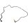 Radiator hose top METZGER for VOLVO V70 III