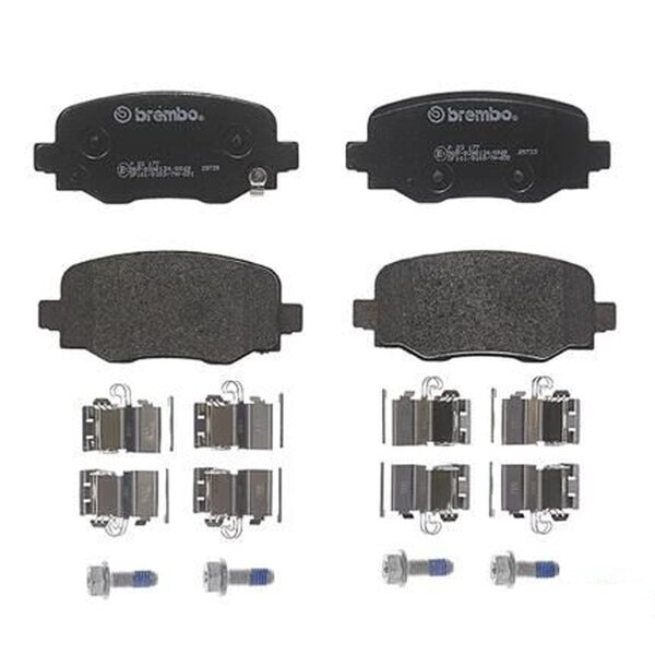 Brake pad set disc brake 17 mm BREMBO for e.g. JEEP RENEGADE