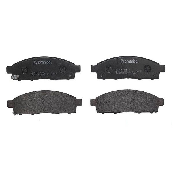 Brake pad set disc brake 16 mm BREMBO for e.g. MITSUBISHI L200