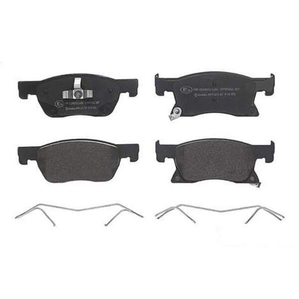 Brake pad set disc brake 20 mm BREMBO suitable for e.g. OPEL ASTRA