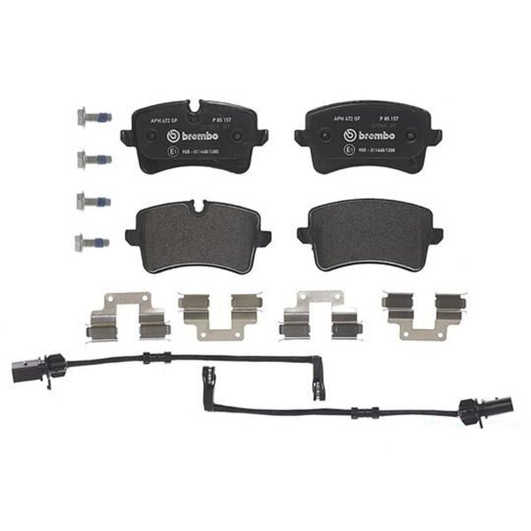 Brake pad set disc brake 18 mm BREMBO suitable for e.g. AUDI A8