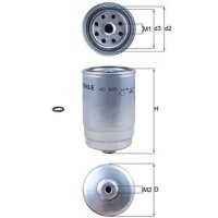 Fuel filter screw-on filter 84mm KNECHT for TUCSON (TL/ TLE)