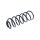 Suspension Spring Rear Axle Coil Spring TRISCAN for HYUNDAI i10