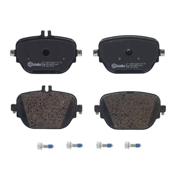 Brake pad set disc brake 17 mm BREMBO for MERCEDES-BENZ E-CLASS and others