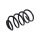 Suspension Spring Rear Axle Coil Spring TRISCAN for OPEL ADAM
