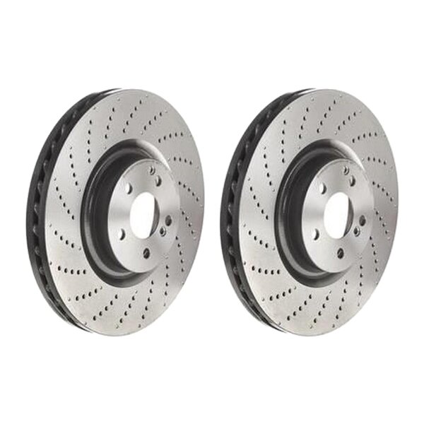 2 brake discs ventilated Ø 360 mm 36 mm BREMBO for MB C-CLASS and others