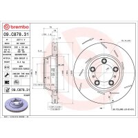 2 Bremsscheiben geschlitzt Ø 330 mm 28 mm BREMBO für u.a. PORSCHE PANAMERA