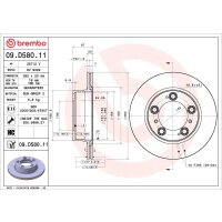 2 brake discs ventilated Ø 292 mm 20 mm BREMBO for PORSCHE BOXSTER