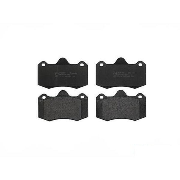 Brake pad set disc brake 17 mm BREMBO suitable for e.g. RENAULT CLIO