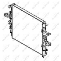 Radiator engine cooling 640 - 599 mm alu NRF for e.g. IVECO DAILY