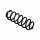 Suspension Spring rear axle coil spring Ø 10.5 mm EIBACH for VW FOX