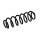 Suspension Spring rear axle coil spring Ø 10.5 mm EIBACH for VW FOX