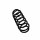 Suspension Spring rear axle coil spring Ø 10.5 mm EIBACH for VW FOX