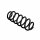 Suspension Spring rear axle coil spring Ø 11.5 mm EIBACH for e.g. VW GOLF