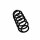 Suspension Spring rear axle coil spring Ø 11.5 mm EIBACH for e.g. VW GOLF