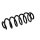 Suspension Spring rear axle coil spring Ø 12.2 mm EIBACH for AUDI A4