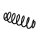 Suspension Spring rear axle coil spring Ø 12.2 mm EIBACH for AUDI A4