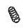 Suspension Spring rear axle coil spring Ø 12.2 mm EIBACH for AUDI A4
