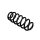 Suspension Spring Rear coil spring Ø 12.8 mm EIBACH for SEAT LEON and others