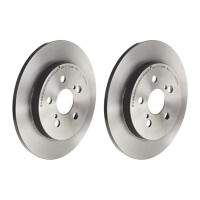 2 brake discs full Ø 259 mm 9 mm coated BREMBO for...
