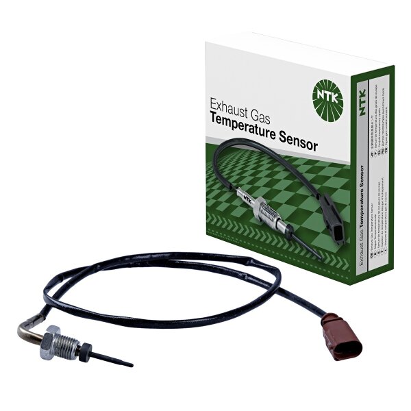 Sensor Abgastemperatur 2 Leitungen NTK für u.a. AUDI A3 Sportback