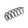 Suspension Spring front axle coil spring TRISCAN for e.g. OPEL MOKKA
