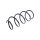 Suspension Spring Front Axle Coil Spring TRISCAN for SEAT LEON and others