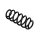 Suspension Spring rear axle coil spring Ø 10.2 mm EIBACH for e.g. SMART FORTWO
