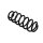 Suspension Spring rear axle coil spring Ø 12 mm EIBACH for e.g. VW JETTA